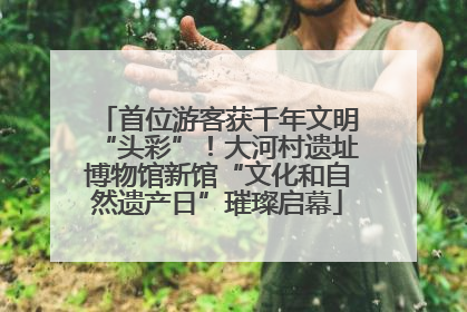 首位游客获千年文明“头彩”！大河村遗址博物馆新馆“文化和自然遗产日”璀璨启幕