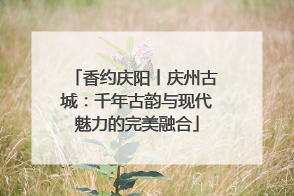 香约庆阳丨庆州古城：千年古韵与现代魅力的完美融合