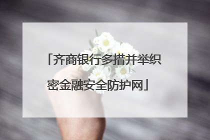 齐商银行多措并举织密金融安全防护网