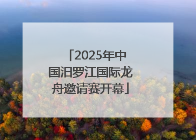 2025年中国汨罗江国际龙舟邀请赛开幕